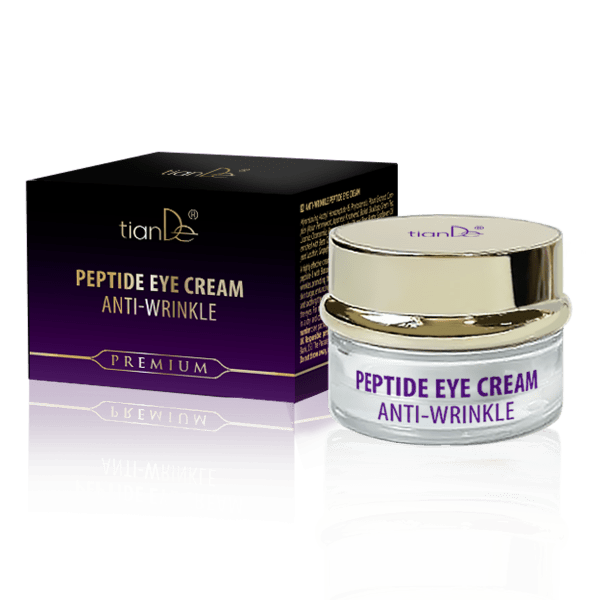 Crema antiarrugas para el contorno de ojos con péptidos, 10110 TianDe, 30 g, Rejuvenecimiento e hidratación sin inyecciones