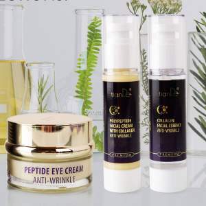 Crema antiarrugas para el contorno de ojos con péptidos, 10110 TianDe, 30 g, Rejuvenecimiento e hidratación sin inyecciones - Imagen 4