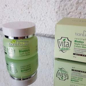 Mascarilla crema facial de noche biótica revitalizante, TianDe 16310, 50 g, Revitalización de pieles irritadas - Imagen 4