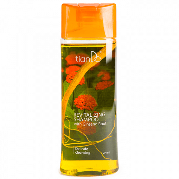 Champú Revitalizante con Raíz de Ginseng, TianDe 20151, 200 ml, Inicia el proceso de regeneración del cabello.