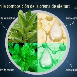 10127 Crema del Afeitado para Hombre, Tiande 10127, 150ml, Facilita el afeitado