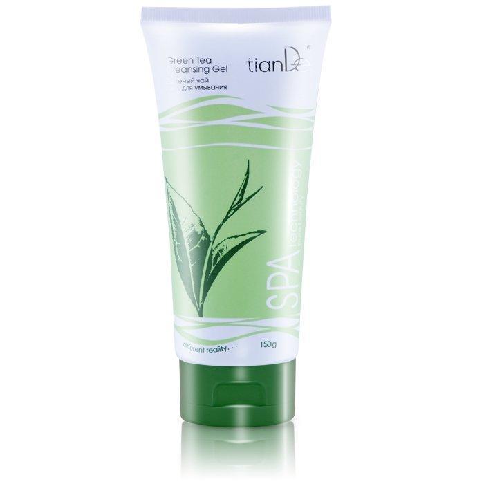 10201 Gel de Limpieza de la Cara TIANDE Te verde, 150g, Suave y efectivamente limpia la piel