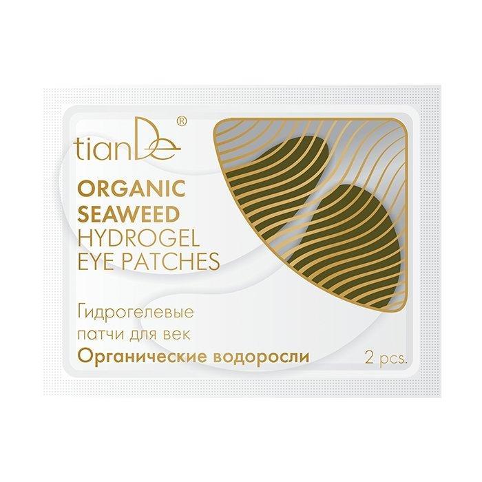 50115 Pétalos de Hidrogel Para Párpados "Algas Orgánicas", tianDe, 2 Pzas., Reduce la hinchazón