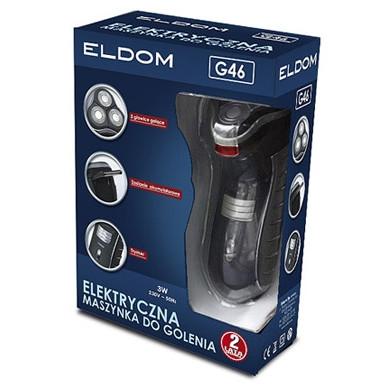 Afeitadora Eléctrica ELDOM G46 con 3 Hojas Giratorias …