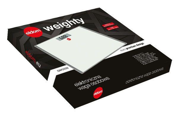 Bascula Digital Personal ELDOM GWO250 Blanco hasta 150 kg