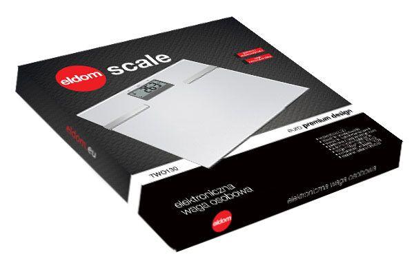 Bascula Digital Personal ELDOM TWO130 Hasta 150kg Con Medición de Grasa Corporal