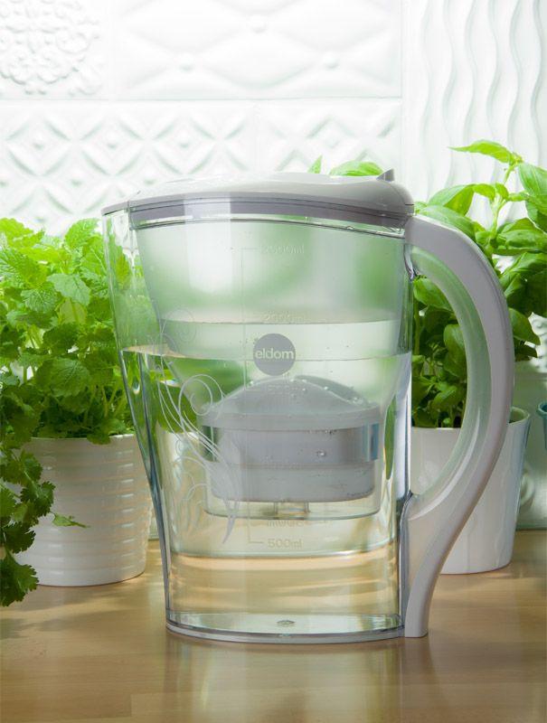 Jarra con filtro de agua ELDOM DF100, 2,5 litros