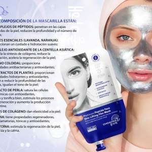 56505 Mascarilla de Platino y Péptidos, tianDe, 60 ml, Peeling, Limpieza y Rejuvenecimiento