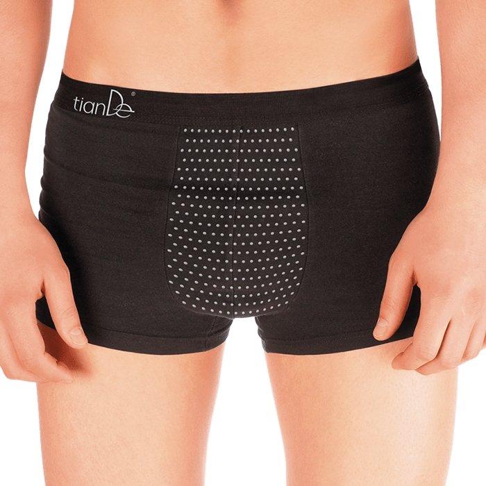 30132-01 Calzoncillos Para Hombres Con Turmalina Para Mejorar la Circulación Sanguínea de la Zona Íntima - TianDe 1 Pieza, Talla 50