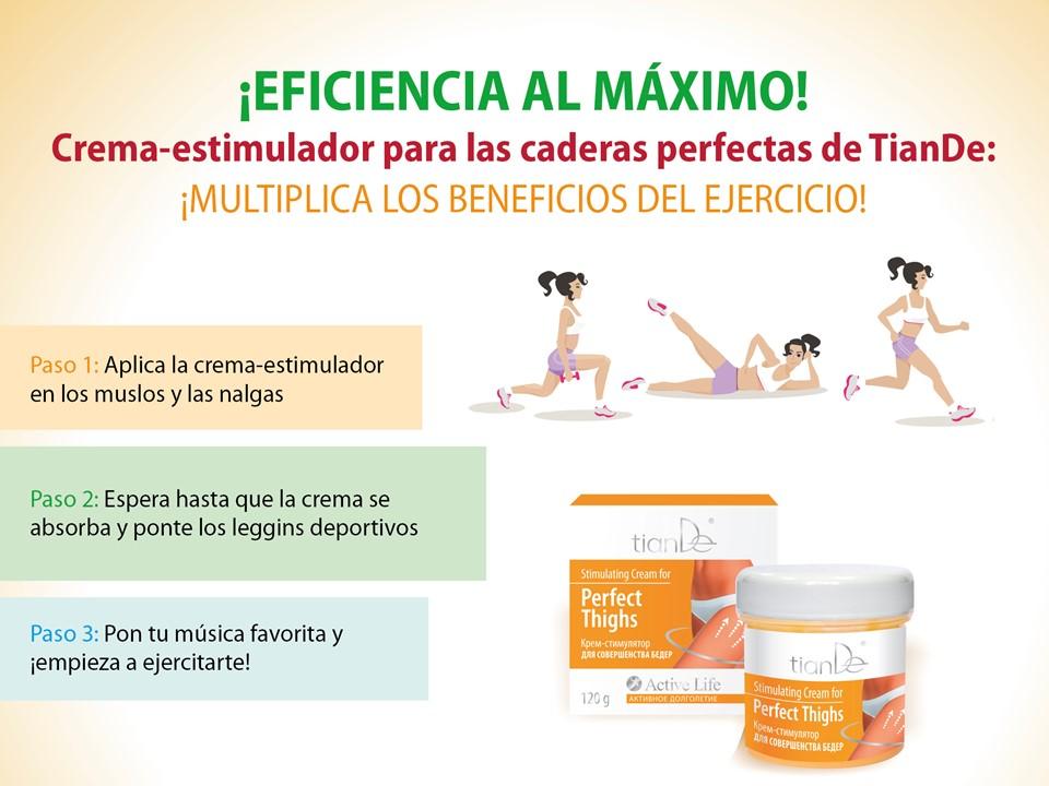 35412-01 Crema Estimulante Que Mejora el Muslo. TianDe , 120g, las Formas Perfectas Son de Moda