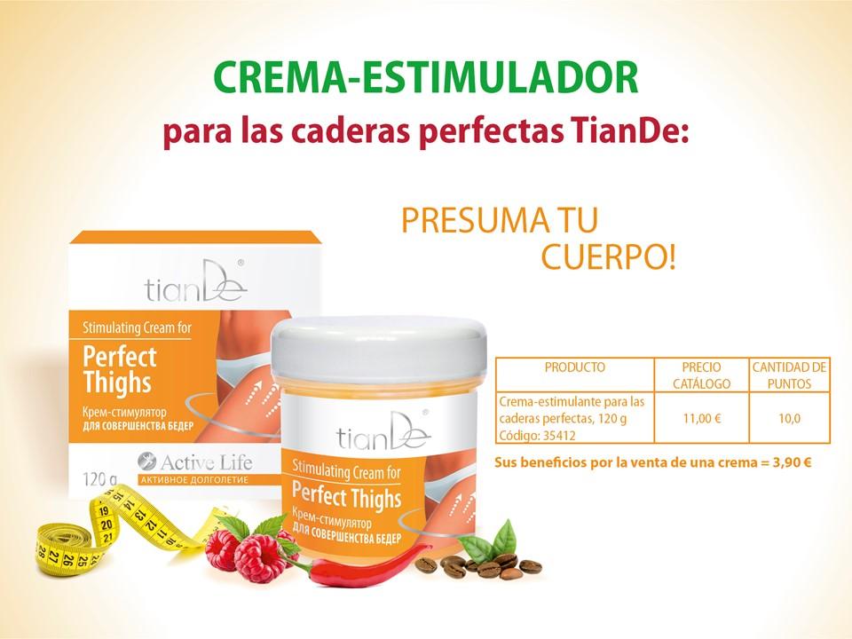 35412-01 Crema Estimulante Que Mejora el Muslo. TianDe , 120g, las Formas Perfectas Son de Moda