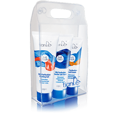 43302 Set de cuidado de manos "Silk Perfection", tianDe, 120g + 150g + 80g, Para una piel suave y sedosa