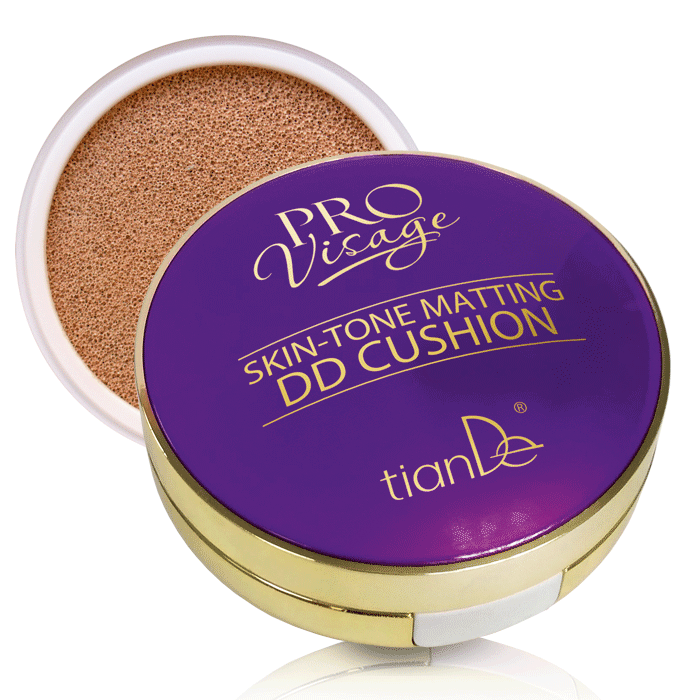 80913 Cojín mate DD Skin-Tone, tianDe, 15g, Tendencia de belleza: tono de piel perfecto y mate