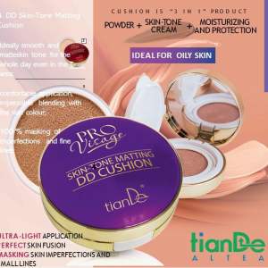 80913 Cojín mate DD Skin-Tone,  tianDe, 15g, Tendencia de belleza: tono de piel perfecto y mate