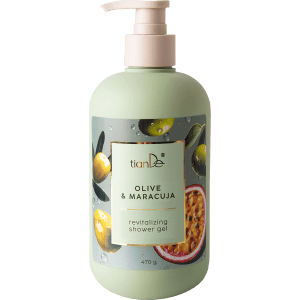Gel de Ducha Revitalizante de Oliva y Maracuyá, TianDe 30162-2, 470 g, Cuidado corporal jugoso y regenerador