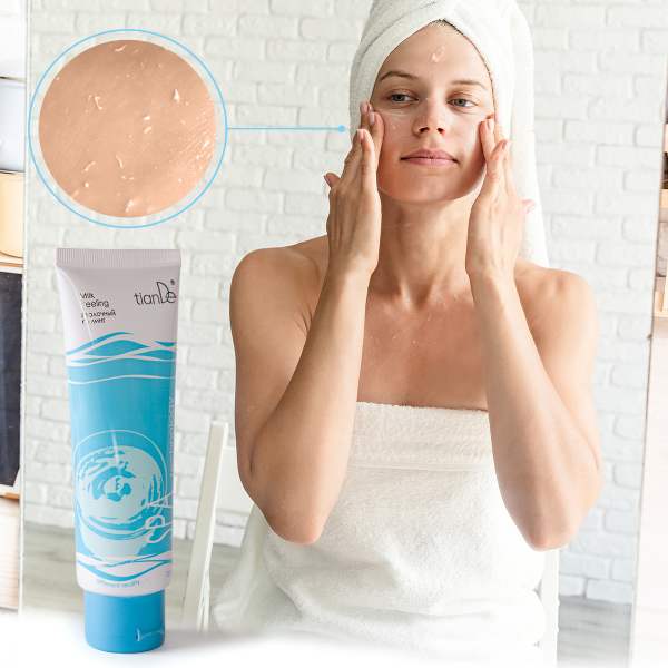TianDe Peeling Facial, Limpieza Extra con Proteínas de Leche