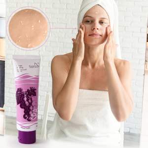 Exfoliación profunda con extracto de frutos de uva, colágeno y aminoácidos