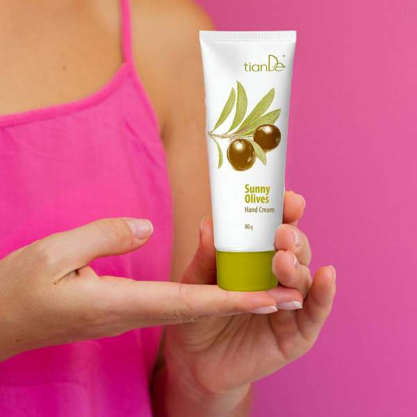 crema de manos "Aceitunas del Sol" también se recomienda