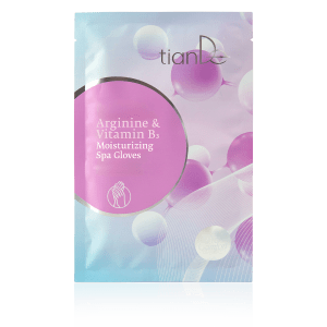 Guantes de spa hidratantes con arginina y vitamina B3