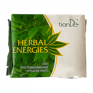 Toallas sanitarias TianDe para mujer con fitomembrana de hierbas para la menstruación, 61902 TianDe, 3 x 8 unidades