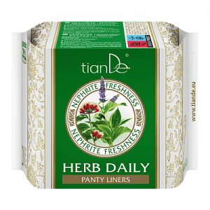 Salvaslip diario Nephrite Freshness Herb, 61914 TianDe, 3 x 20 uds. Salud femenina