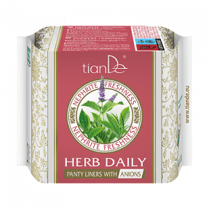 Sanitarias femeninas diarias de hierbas TianDe con aniones y extractos de hierbas, 61915 TianDe