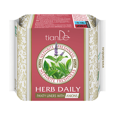 61915E Sanitarias femeninas diarias de hierbas TianDe con aniones y extractos de hierbas, 61915 TianDe