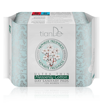 Compresas higiénicas ultrafinas Heavenly Cotton para mujer, 61922 TianDe, 8 uds