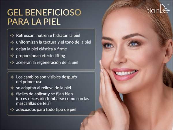 Gel Parches faciales de hidrogel de ceramidas