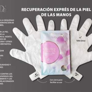 Guantes hidratantes con arginina y vitamina B3, 52912 TianDe , 1 par, - Imagen 3