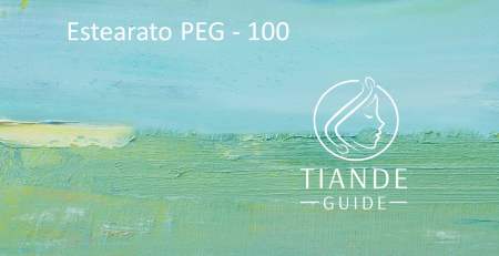 ESTEARATO PEG-100 EMOLIENTE SURFACTANTE ESPUMANTE DISOLVENTE TIANDE GUIDE